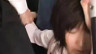 Groped and Jizzed in Public - Japanese Lady's Ordeal on a Bus