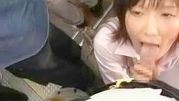 Groped and Jizzed in Public - Japanese Lady's Ordeal on a Bus
