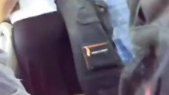 Latino American Women Groped in Bus, Amateur Video