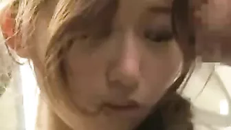 Young Shy Girl Groped on Train, Cumshot and Creampie