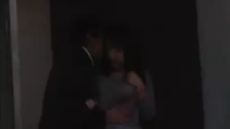 Japanese Teen Groped in Elevator and Publicly Fucked in Garage