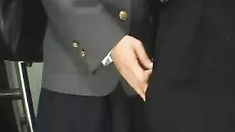 Schoolgirl Gives Blowjob to Stranger in Bus