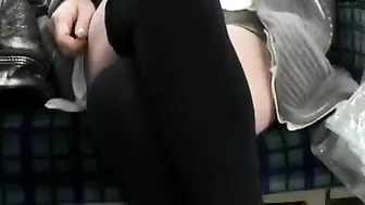 Japanese MILFs Get Horny on Bus