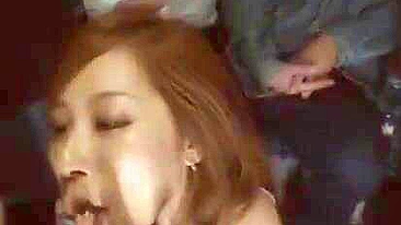 Japanese MILFs Get Horny on Bus