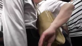 Japanese Girl Gets Intimate on Train with Multiple Partners