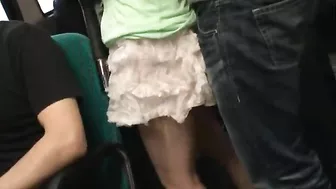 Japanese Teen Gangbanged in Bus