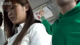 Haruki Satou Gropes and Exposes in Bus Haruki Satou Gropes and Exposes in Bus