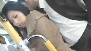 Milf Groped and Violated in Bus