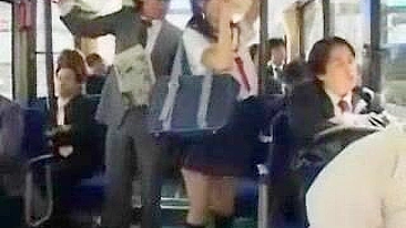 Japanese Schoolgirl Groped on Bus