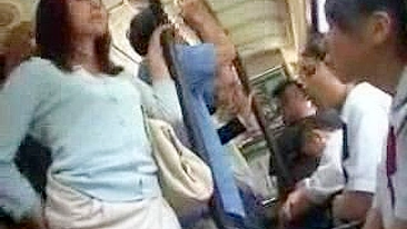 Mother Groped and Fucked on Bus with Daughter