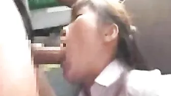 Japanese Teen Groped and Fucked in Bus