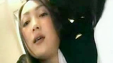 Young Japanese Girl Fingered in Train