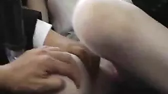 Mom Groped and Fucked by Strangers in Bus while Pushing Baby in Stroller