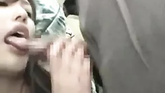 Japanese Young Mom Gets Fucked on Bus