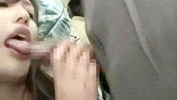 Japanese Young Mom Gets Fucked on Bus