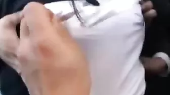 Japanese Schoolgirl Groped and Fucked in Bus