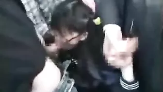 Japanese Schoolgirl Groped and Fucked in Bus Japanese Schoolgirl Groped and Fucked in Bus