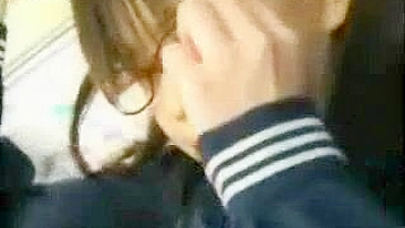 Japanese Schoolgirl Groped and Fucked in Bus