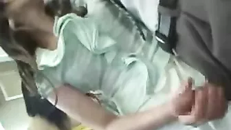 Japanese Teen in Bus by Old Perv Japanese Teen in Bus by Old Perv