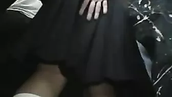 Public Train Phrenetic Groping of Shy Schoolgirl during Commute