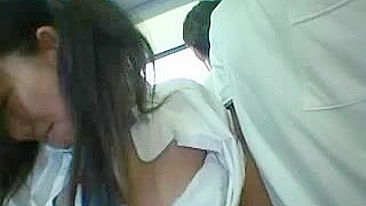 Public Train Phrenetic Groping of Shy Schoolgirl during Commute