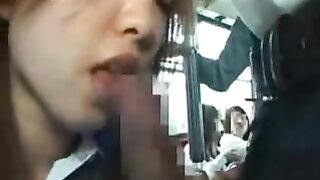 Japanese Teen's Awkward Moment on Bus