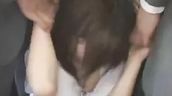 Japanese Teen Molested in Buss by Group of Maniacs