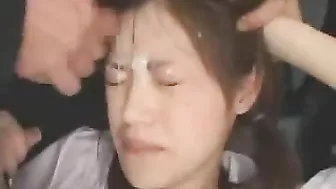 Japanese Teen Molested in Buss by Group of Maniacs