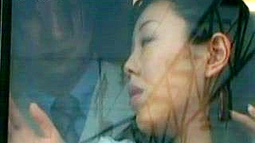 Japanese MILF Gives Blowjob on Public Bus