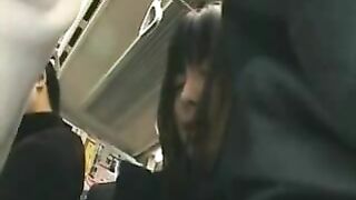 Schoolgirl Fingert1red by Stranger in a Train