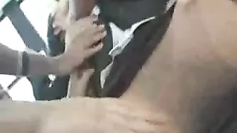 Grope on Japanese Business Woman in Bus