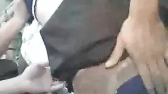 Grope on Japanese Business Woman in Bus