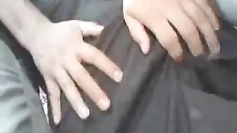 Grope on Japanese Business Woman in Bus