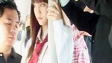Teen Schoolgirl Groped and Gangbanged In Bus
