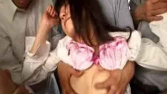 Asian Teen Grope and GangFucked In Bus