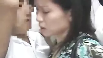 Japanese Boy Groped and Fucked by Milf in Bus
