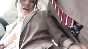 Japanese MILF Groped in Bus