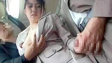 Japanese MILF Groped in Bus