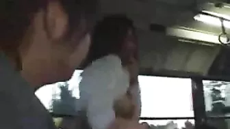 Mother and Daughter Get Fucked on Bus in Japan after being Groped