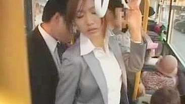 Japanese MILF Enjoys Public Sex on Bus 3