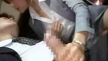 Japanese MILF Enjoys Public Sex on Bus 3