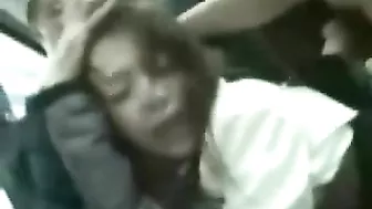 Japanese Teen Gets Fucked in Bus