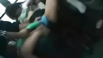 Japanese Teen Gets Fucked in Bus