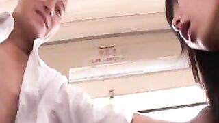 Public Sex in Japan - Japanese Girl Groped and Fucked on Bus