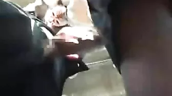 Japanese Schoolgirl Gives Handjob on Bus