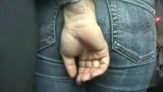 Grope In Bus - Brunette Sleeping While Being Groped on Public Transportation