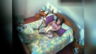 Hidden Cam Caught My Mom Masturbating, Spying, Spied in bedroom!