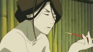 Hentai Couple Takes a Hot Bath in a Pool