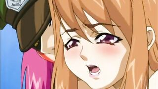 Hentai Redhead Gets Poked by Huge Cock - Cartoon Anime Porn Video