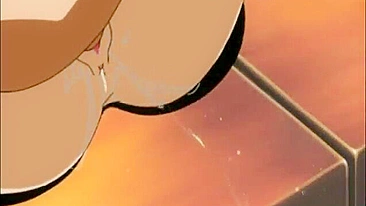 Hentai Redhead Gets Poked by Huge Cock - Cartoon Anime Porn Video